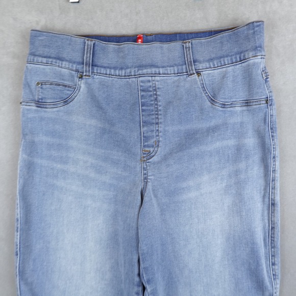 Spanx Skinny Jeans Light Vintage Wash Blue Womens Plus 1X Stretch 20275Q - Picture 2 of 9